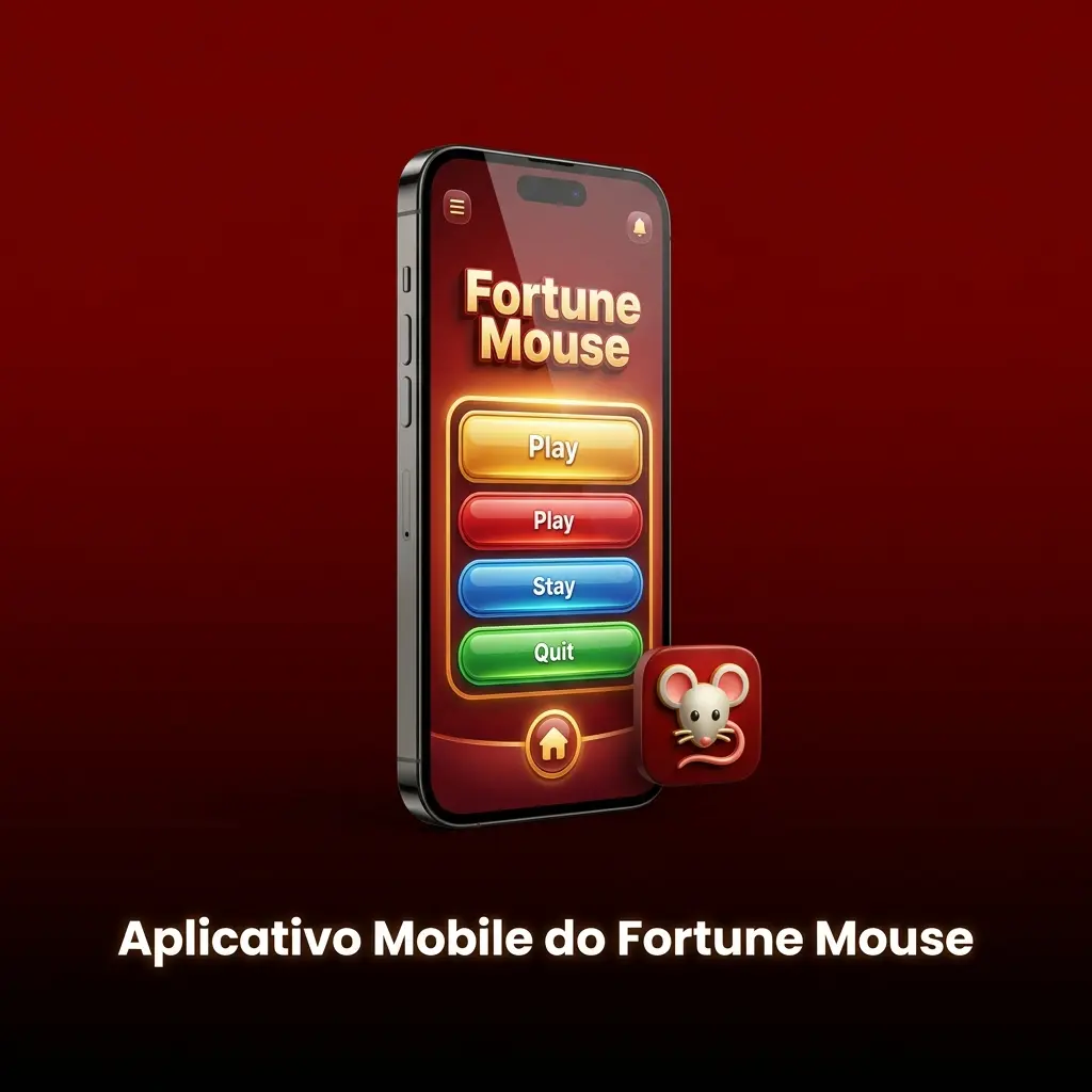 Aplicativo mobile do Fortune Mouse compatível com Android e iOS para jogar com qualidade e segurança